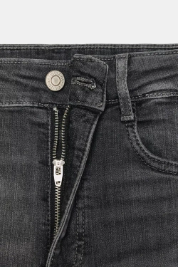 ZARA МОДЕЛИРУЮЩИЕ ДЖИНСЫ TRF С ВЫСОКОЙ ПОСАДКОЙ, АНТРАЦИТОВО-СЕРЫЙ
