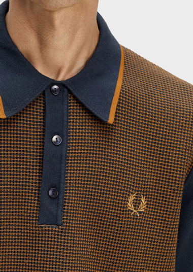 Джемпер-поло FRED PERRY Tonic Waffle Knitted Shirt