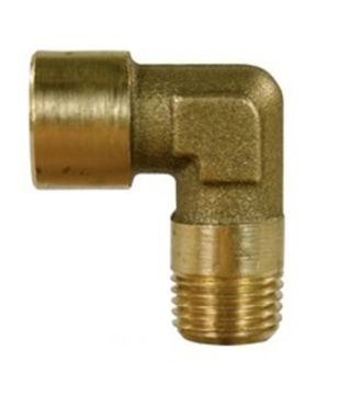 Переходник (угловой) 1/4внут - 1/4внеш, 350bar, латунь