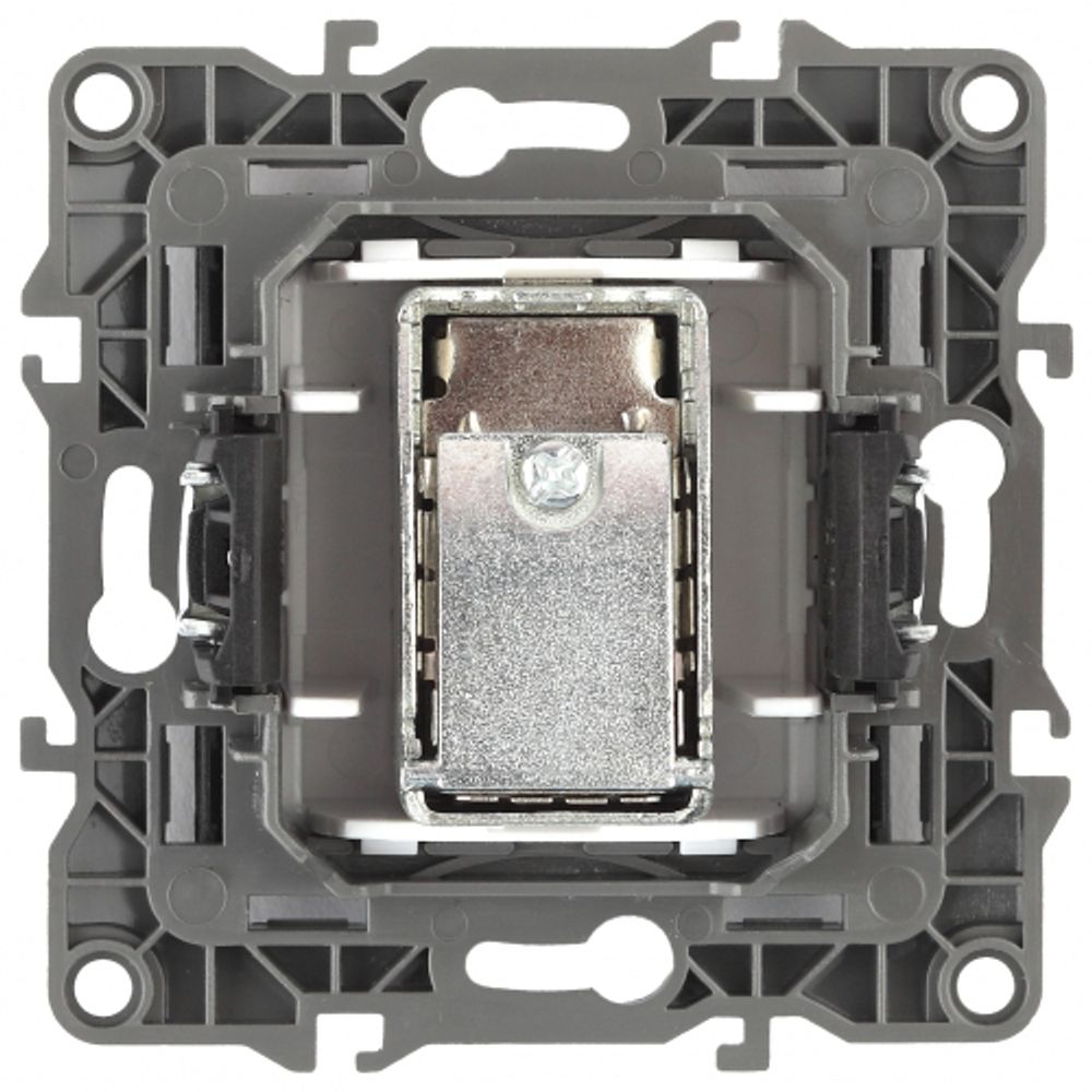 12-3102-05 ЭРА Розетка TV проходная, IP20, Эра12, антрацит