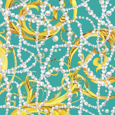 жемчуга и золотые кружева