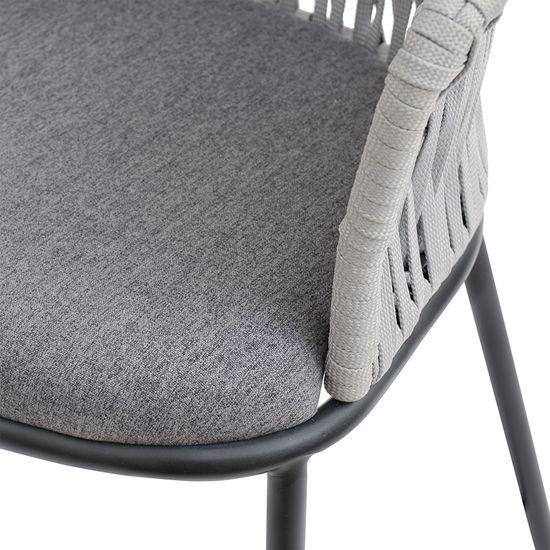 Стул полубарный haugen, темно-серый/светло-серый