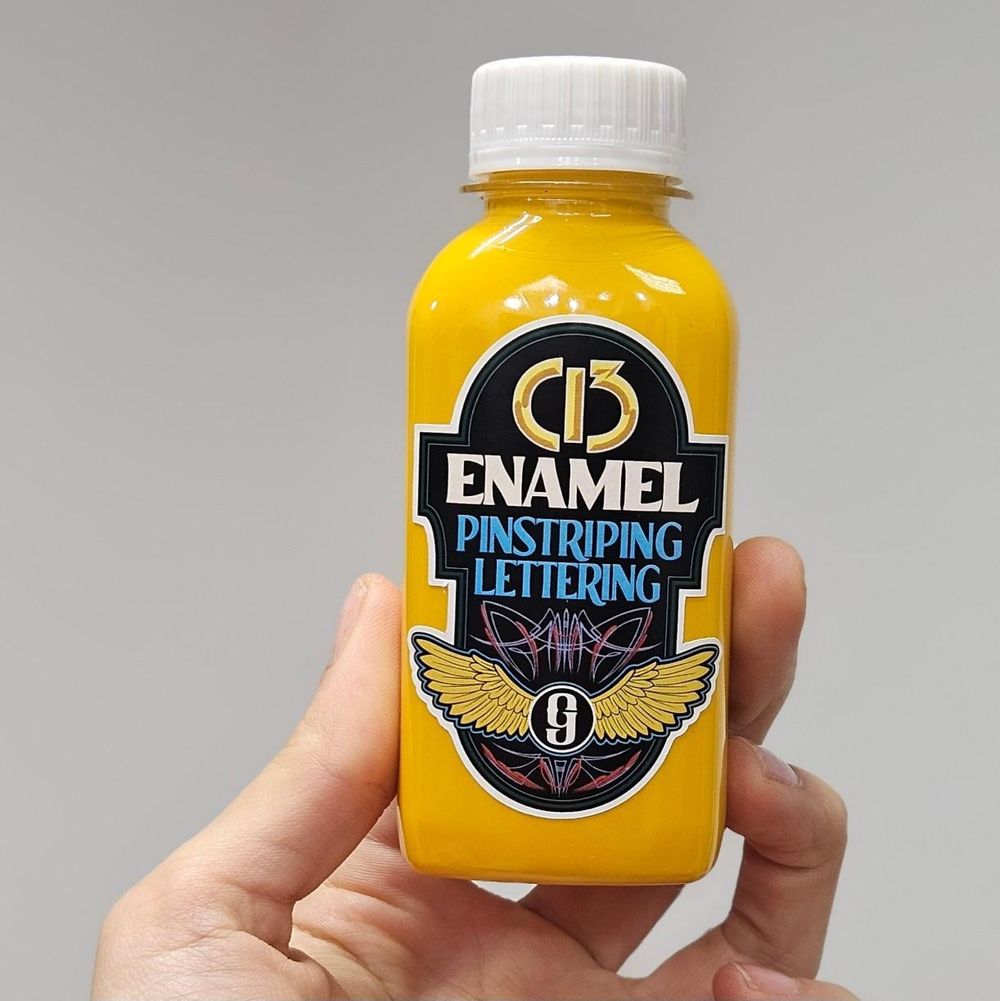 Эмаль для пинстрайпинга С-13, Кадмий Лимонный, 100 мл