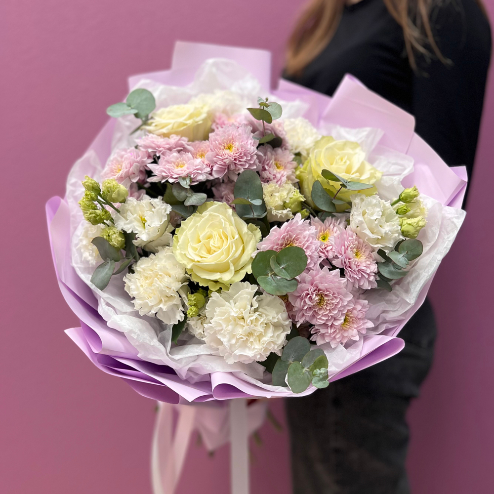 Букет "Пудровое облако" #32