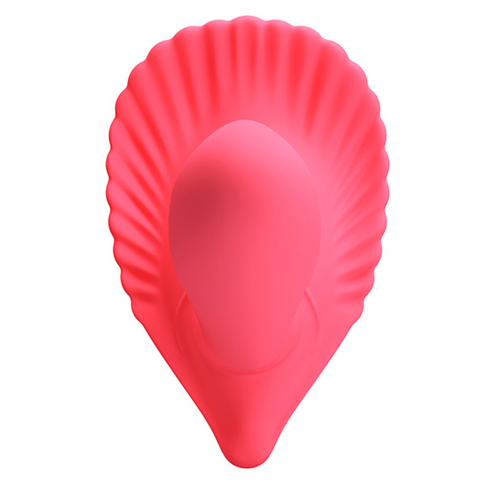Розовый вибратор для стимуляции клитора и точки G Pretty Love Fancy Clamshell BI-014368W