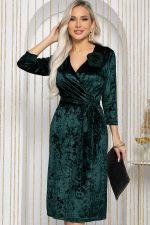 Платье Зимняя роза (зеленое) П12193-35 LT Collection