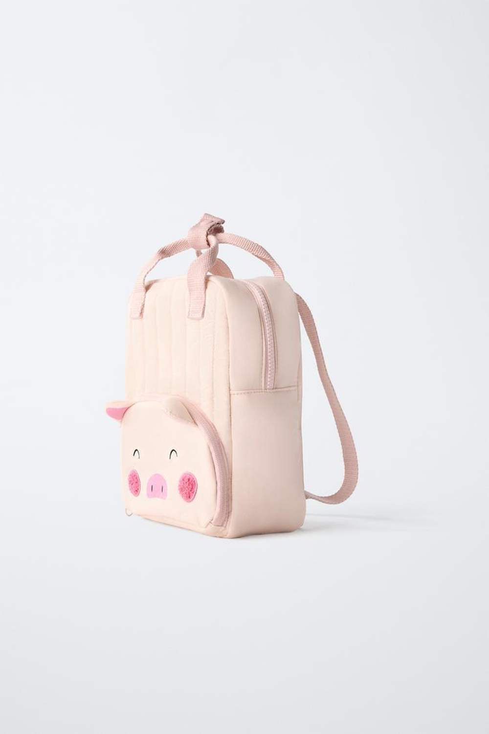 ZARA РЮКЗАК «КОПИЛКА», РОЗОВЫЙ