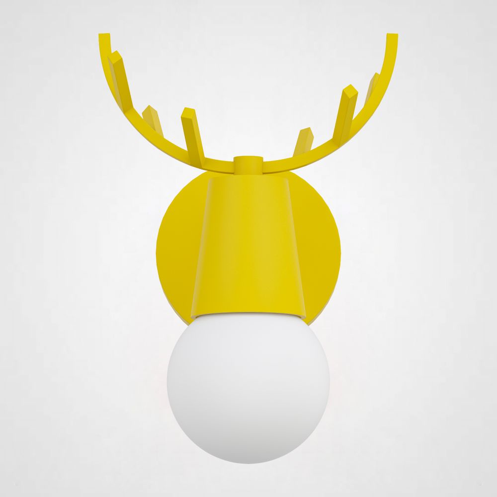 Бра С Рожками Deer A Yellow By Imperiumloft