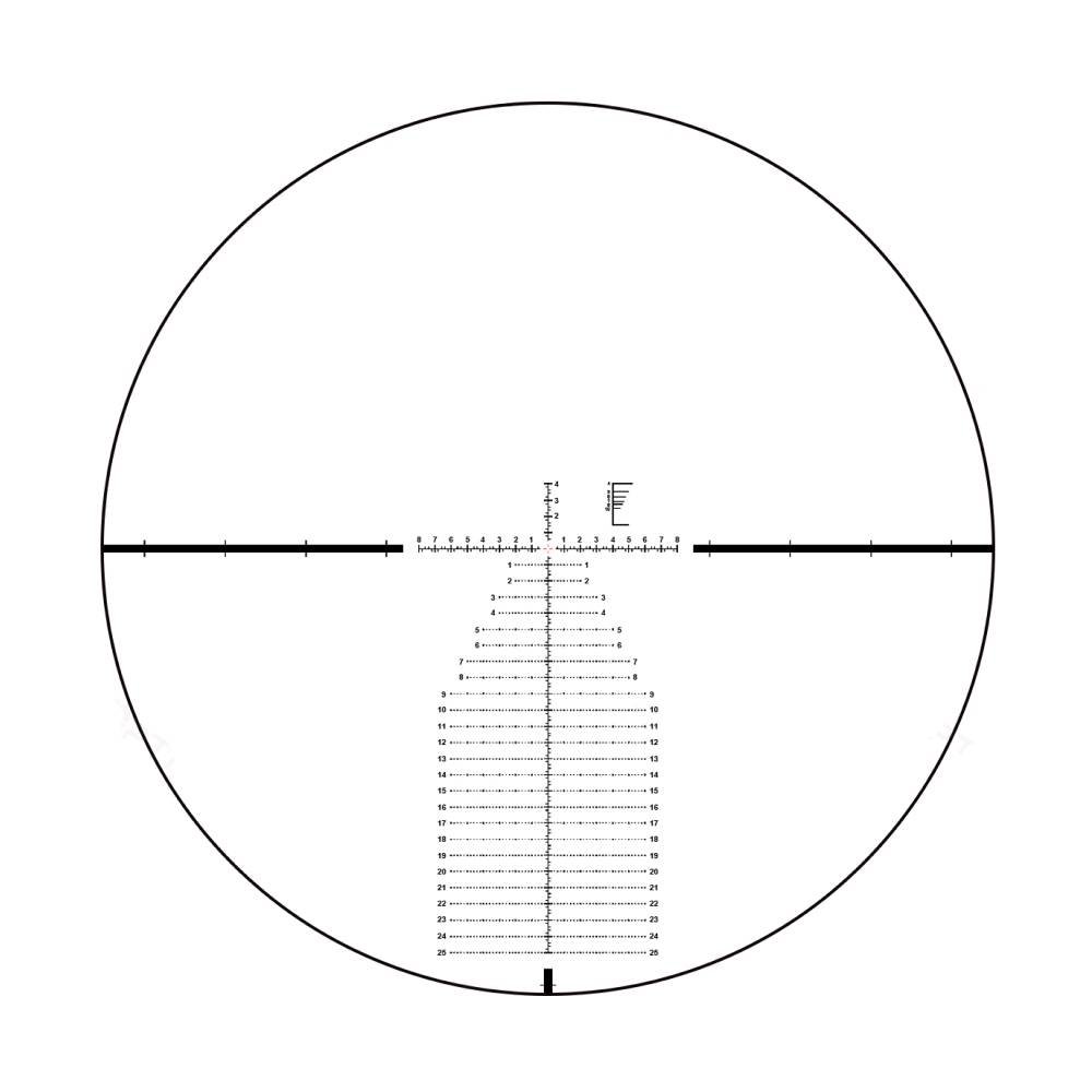 Оптический прицел Vector Optics Continental X6 4-24x56 Ranging FFP, 34мм, сетка VEC-MBR MIL (SCFF-39)