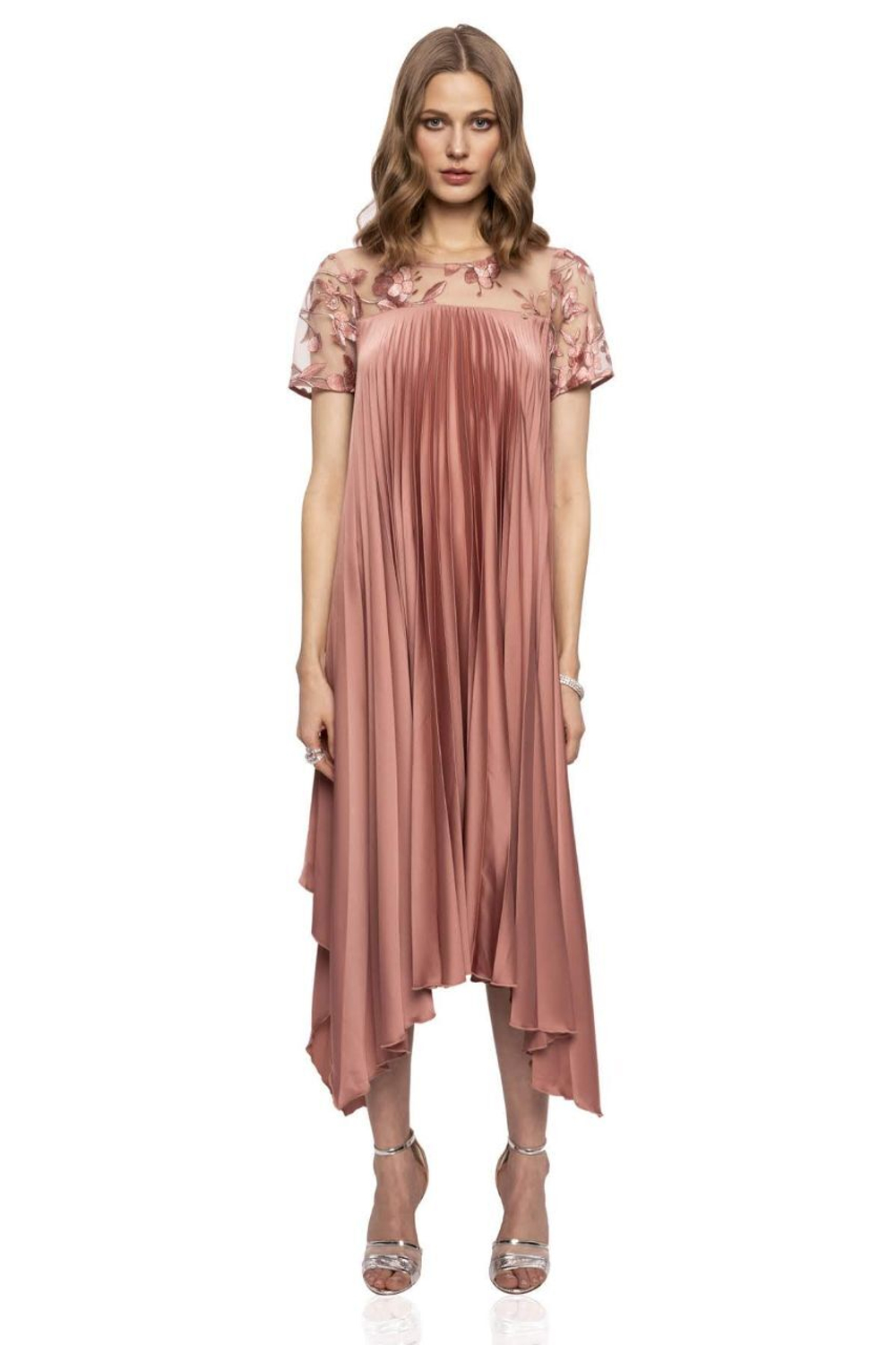 Платье гофре