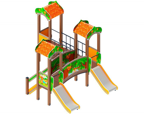 Детский игровой комплекс Полянка ДИК 1.16.04-01 Н 750