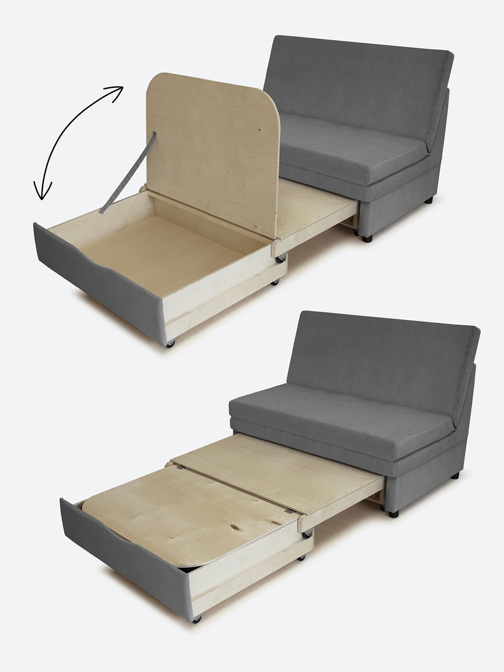 Диван "Экономик" Студия-Ф 120 см