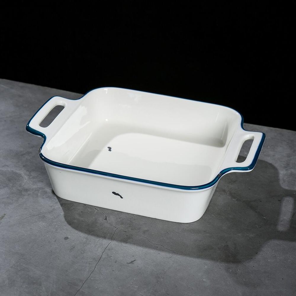 Блюдо прямоугольное 27,3*21,2 см h5,6 см 1475 мл с ручками   P.L. Proff Cuisine [1]