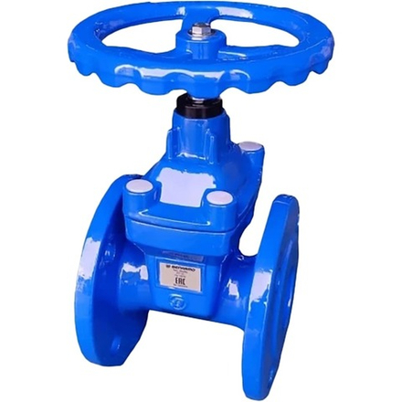 Задвижка Benarmo 30ч39р аналог МЗВ обрезиненный клин с гайкой и направляющими клина Ду 250 Ру10/16 фл.