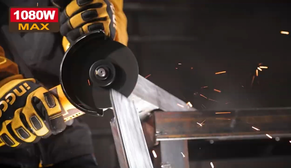 Аккумуляторная угловая шлифовальная машина (УШМ) INGCO CAGLI4108112 INDUSTRIAL 42 В 115 мм 2х2 Ач