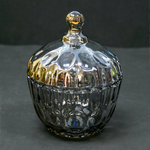 Сахарница с крышкой 15*11см стеклянная