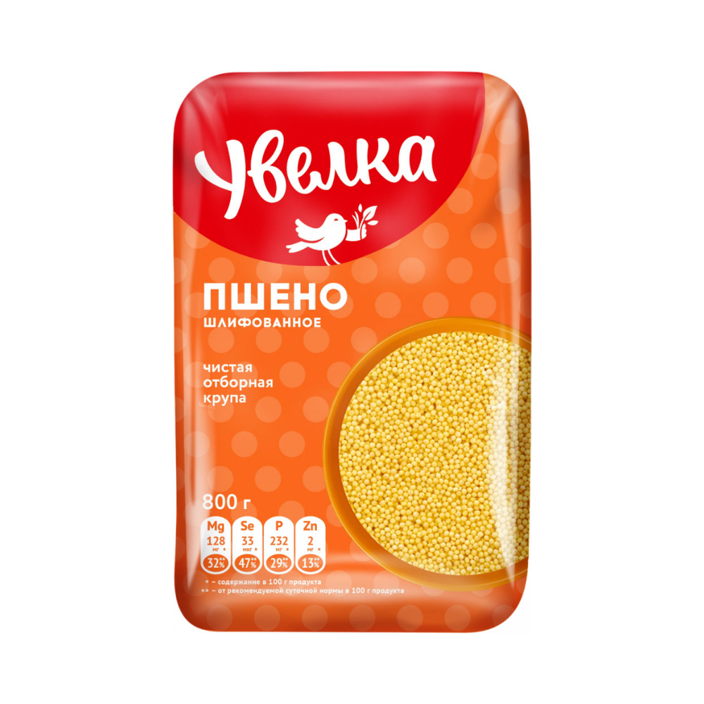 Крупа Пшено Увелка 800 гр