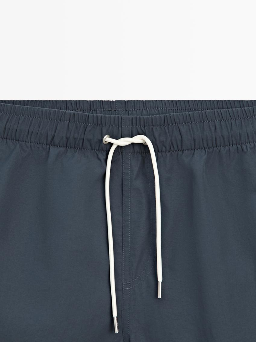 Massimo Dutti Однотонные плавки, свинцовый