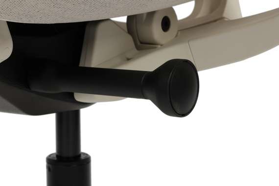 Кресло Antler EAN-001AW Белый пластик/Светло-бежевый