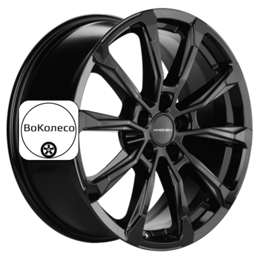 7,5x18/5x114,3 ET45 D67,1 KHW1808 (Xceed/CX-3/5) Black Khomen Wheels