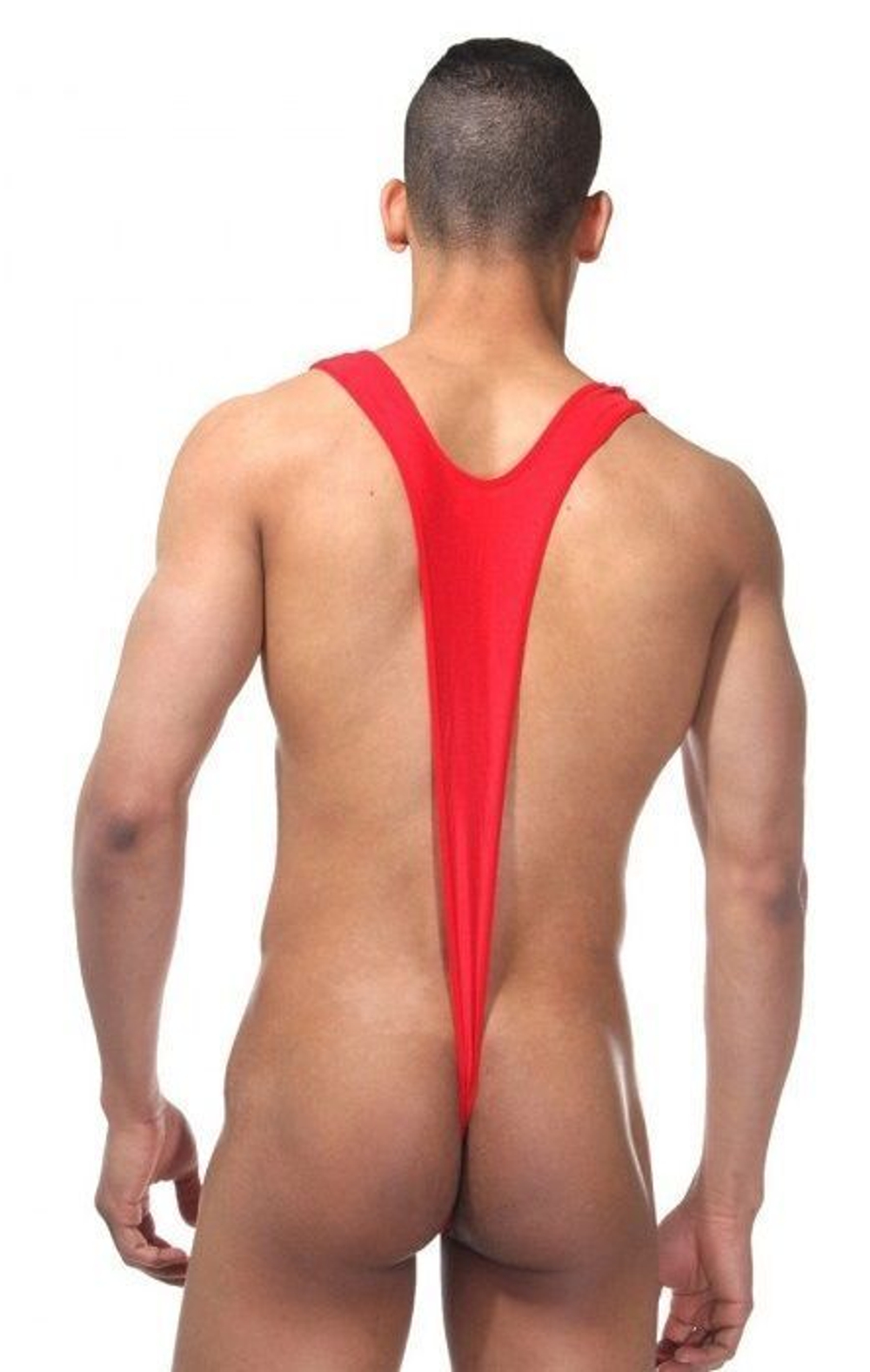 Открытое мужское боди (Размер: S-M) (Цвет: красный)