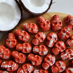 781 | Форма для шоколадных изделий "Череп" (275*175 мм)