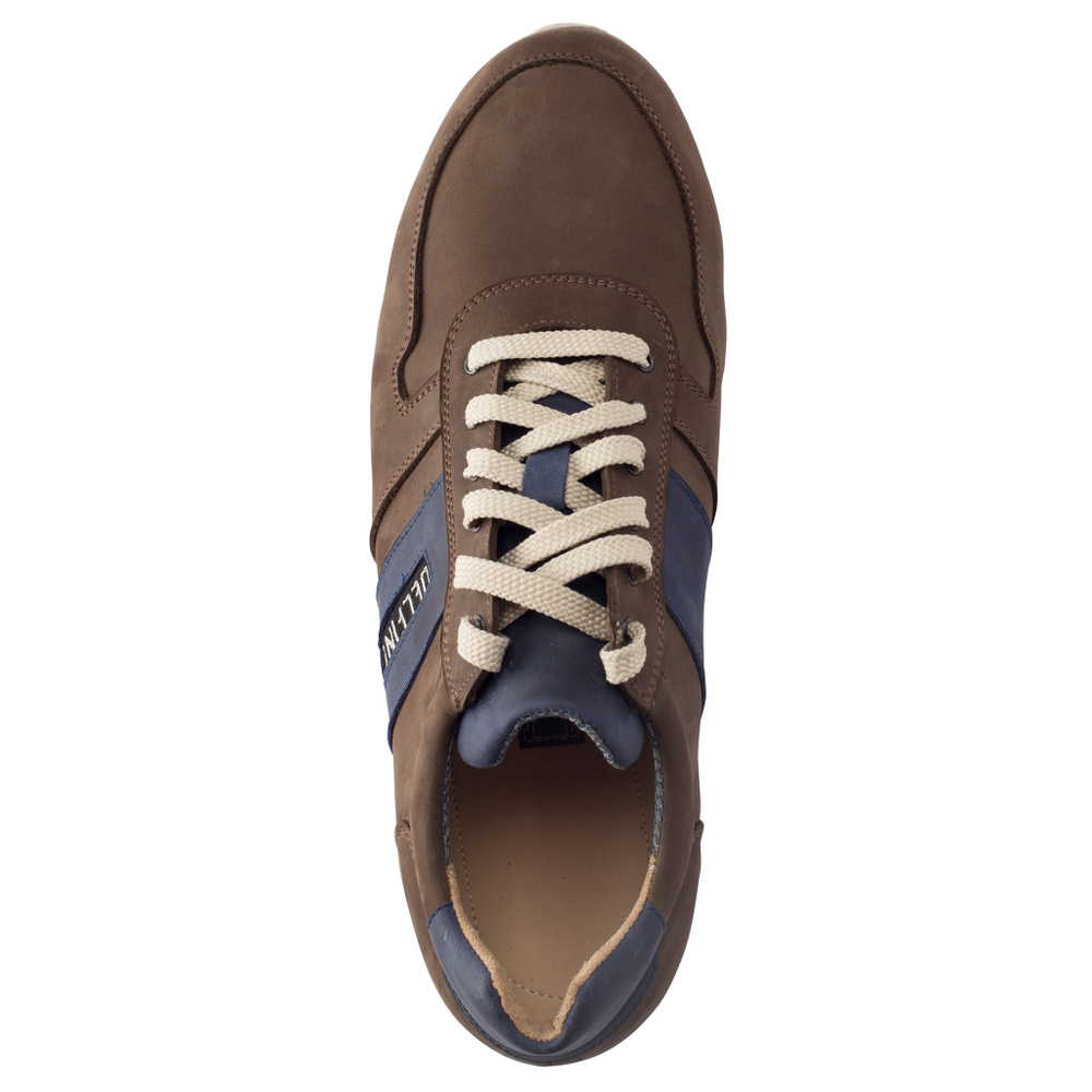 701396 полуботинки мужские коричнево-синие