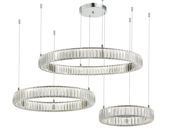 2107A-DW-40+60+80 CHROME (1) Люстра NW