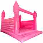 Розовый надувной батут – фотозона и реквизит для свадебных торжеств и праздников, 5*5*3,5 м
