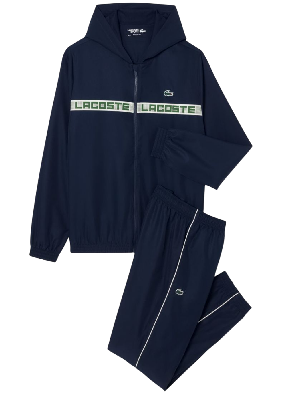 Men's Спортивный костюм Lacoste Logo Stripe Tennis - midnight blue