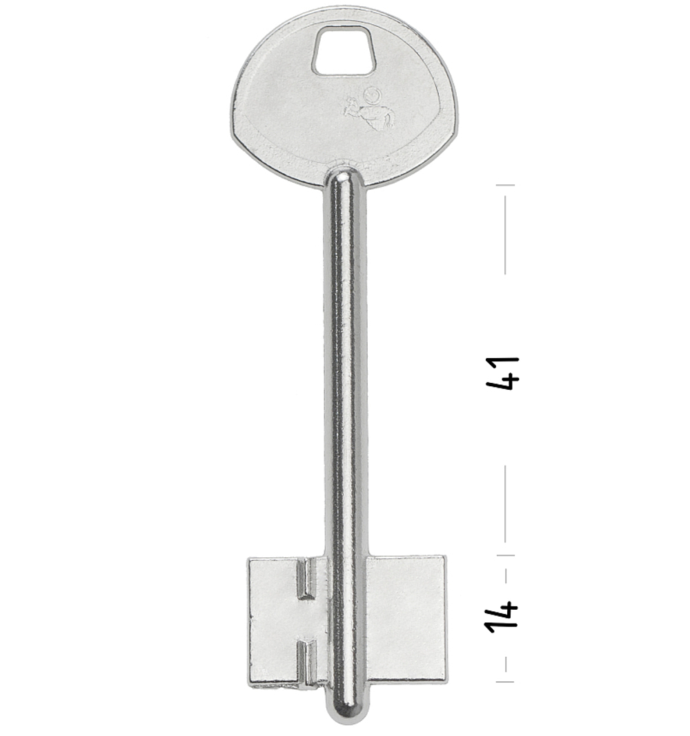 Заготовка сувальдного ключа 10666 ГАРДИАН 1 GRD1D