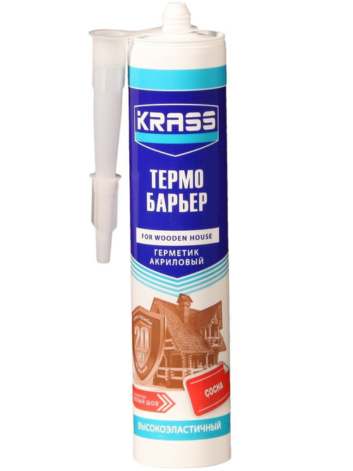 Герметик акриловый  KRASS Термо Барьер для деревянного дома сосна 310 мл