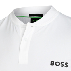 Мужское теннисное поло BOSS Pariq MB 1 Polo Men - White