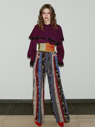 ЛЕС Блуза с пелериной