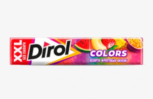 Резинка жевательная Dirol XXL ассорти фруктовых вкусов 19 г
