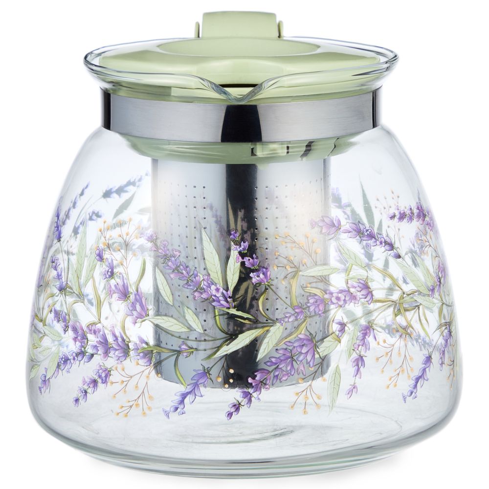 ЗАВАРОЧНЫЙ ЧАЙНИК AGNESS С ФИЛЬТРОМ "ДУША ПРОВАНСА" 900 МЛ.