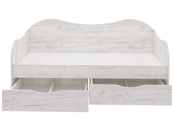 Кровать БОКС 90/2 с ящиками Крафт светлый