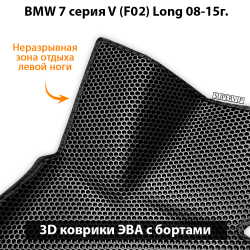 комплект ева ковриков в салон авто для bmw 4 серия I (F32, F33) от supervip
