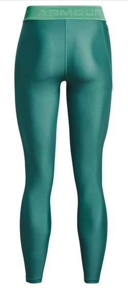 Леггинсы Under Armour Women's HeatGear Branded Waistband Leggings - coastal teal/birdie green