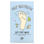G9skin, Self Aesthetic, смягчающая маска для стоп, 5 шт., 12 мл (0,40 жидк. унции)
