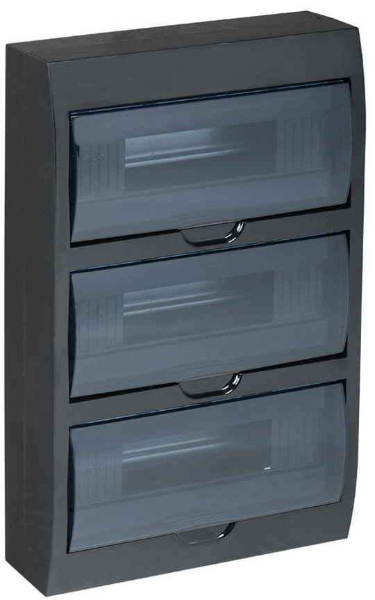 Корпус пластиковый ЩРН-П-36 IP41 черный KREPTA IEK