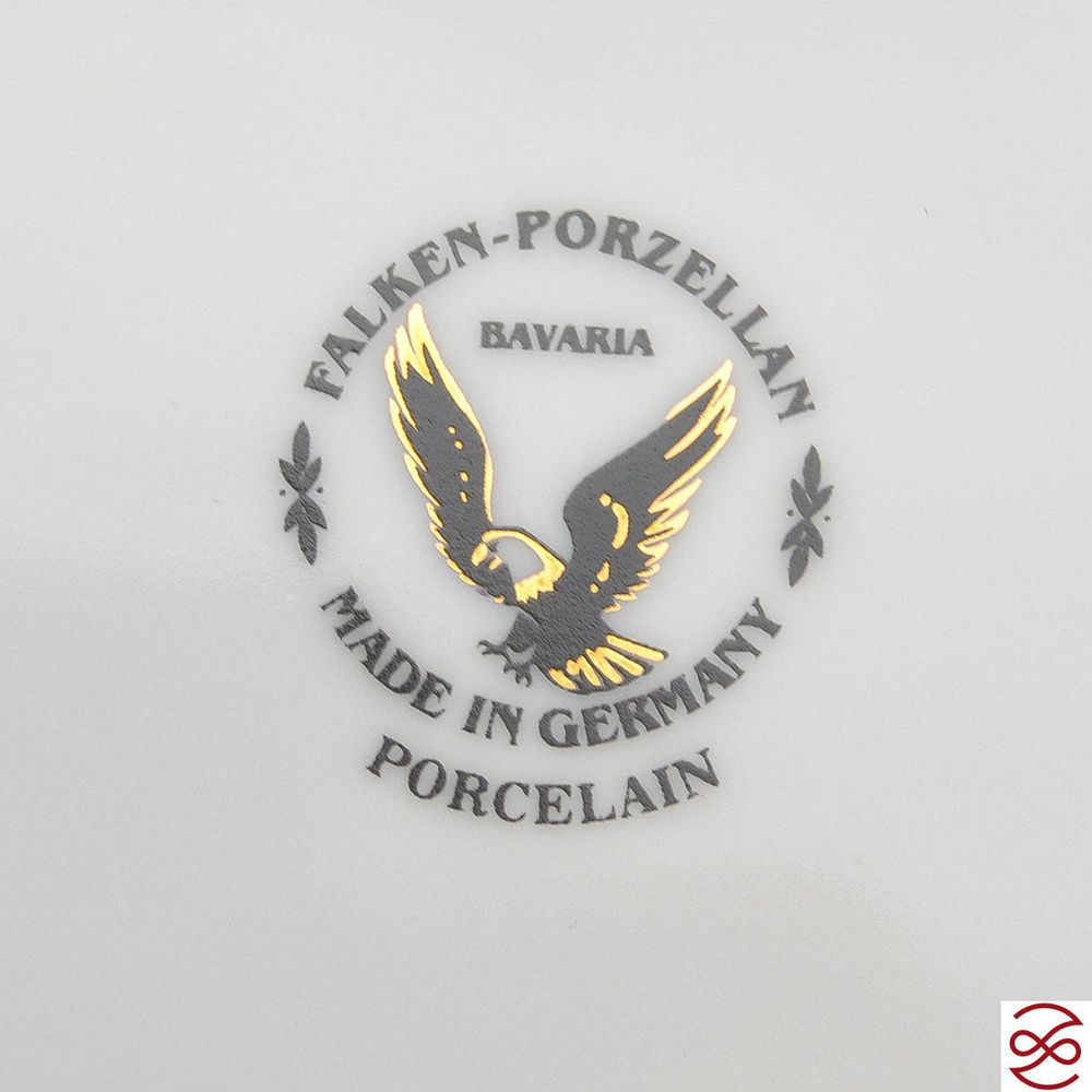 Блюдо круглое Falkenporzellan VALENCIA SELADON Gold 32 см