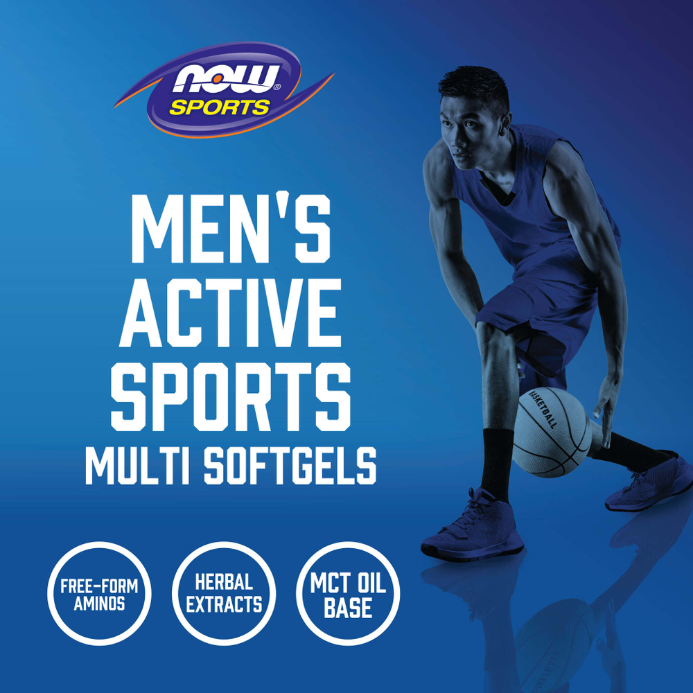 NOW Foods, Sports, мультивитамины для мужчин и женщин, 90 мягких таблеток