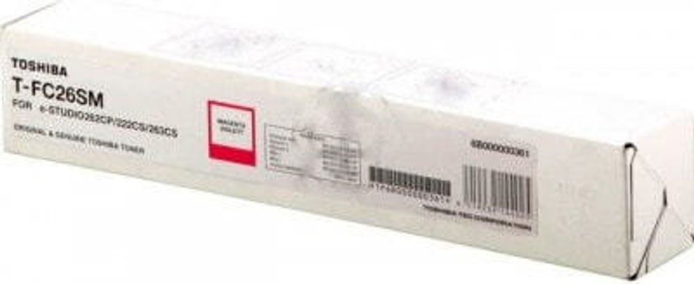 Toshiba T-FC26SM тонерный картридж 1 шт Подлинный Пурпурный 6B000000361
