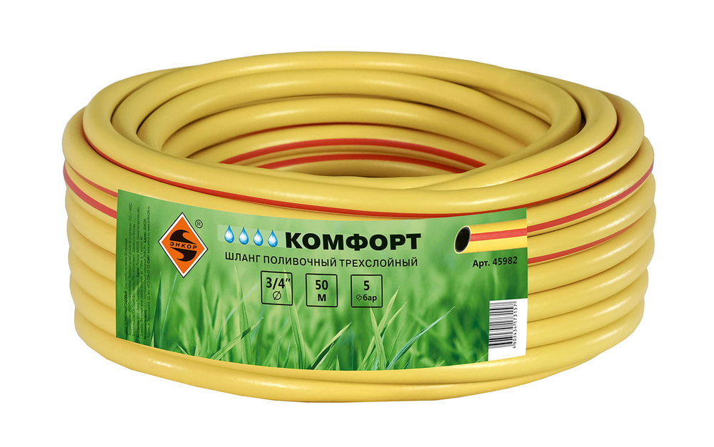 Шланг 3/4" х 50м Энкор Комфорт