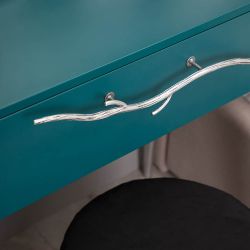 Консоль Арт Колор matte Стайл Сильвер Зеленый бирюзовый матовый