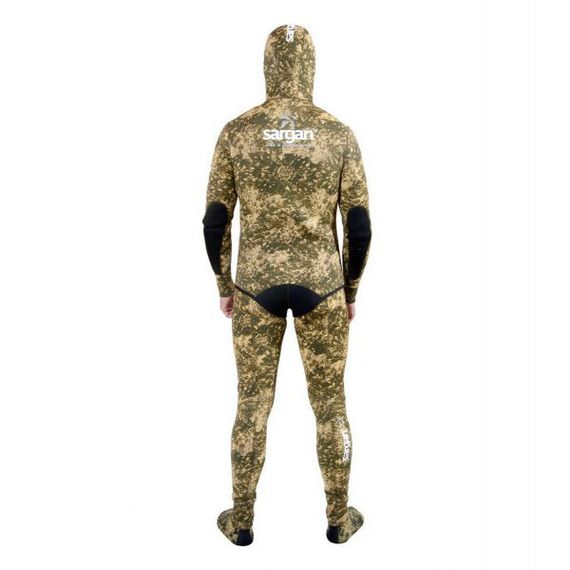 Гидрокостюм Sargan Урал камуфляж "Стрелолист" песчаный 5мм