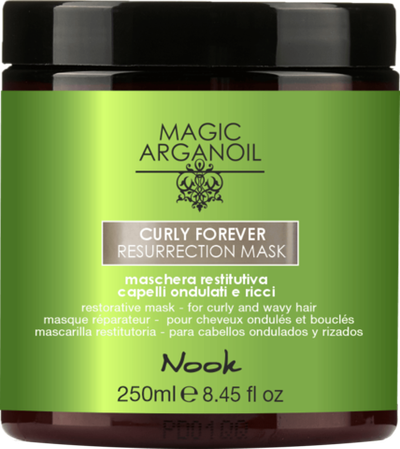 Nook Восстанавливающая маска для всех типов волнистых и кудрявых волос-Resurrection Mask Curly Forever