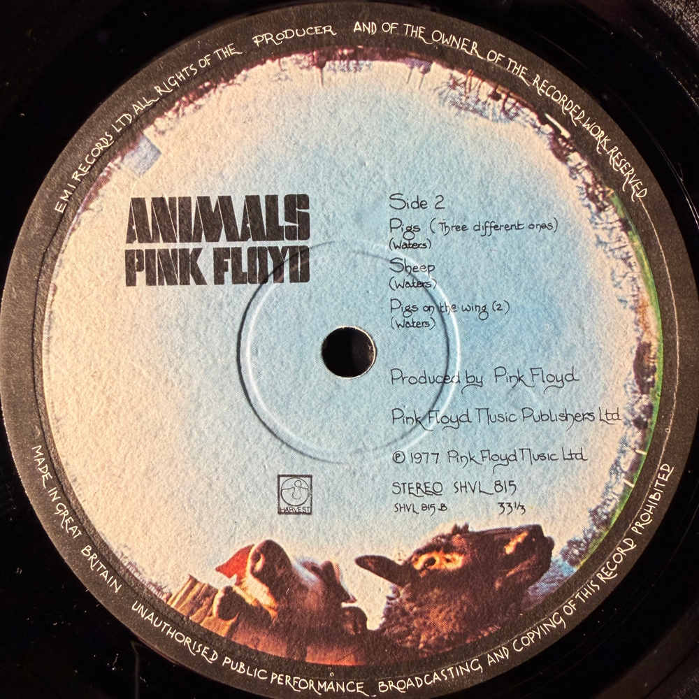 Pink Floyd ‎– Animals (Англия 1977г.)