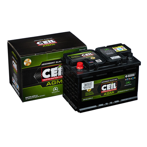 Аккумулятор CEIL DIN AGM DIN74-AGM-L3 R DIN70AGML3R